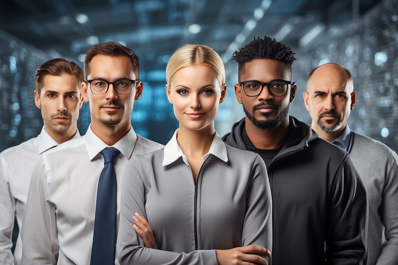 Leonardo_Diffusion_XL_cybersecurity_team_ISO_27001_CERTIFICATI_0
